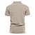 baratos Polo Clássico Masculino-Homens Camisa de golfe pólo de golfe Trabalho Casual Lapela Manga Curta Básico Moderno Tecido Botão Primavera Verão Normal Preto Verde Tropa Azul Marron Cáqui Cinzento Escuro Camisa de golfe