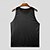 abordables Débardeurs-Homme Débardeur Sous-Vêtements T-shirt sans manches Sans manches Col ras du cou Printemps &amp; Été Uni Mode Designer Basique Maille Vacances Rue Sortir Blanche T-shirt haut de gamme pour homme