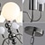 ieftine Lumini insulare-pandantiv cu led 45/60/79cm 3/5/8-lumini nordic minimalist mijlocul secolului modern candelabru glob de sticla alb bile de lapte sputnik lumina suspendata tavan pentru dormitor sufragerie ferma
