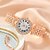 billige Telefon og tilbehør-Dame Quartz ure Diamant Med kæde Bling Rhinsten Kronograf Legering Ur