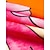tanie drukowana sukienka na co dzień-Damskie Dół Maxi Sukienka maxi Ciemnozielony Pomarańczowy Rękaw 1/2 Rośliny Ramiączka Lato W serek Sukienki Urlop XS S M