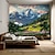 cheap Landscape Tapestry-Countryside Landscape Hanging Tapestry Wall Art Large Tapestry Mural Decor Photograph Backdrop Blanket Curtain Home Bedroom Living Room Decoration