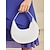 cheap Handbag &amp; Totes-Elegant Ivory Crescent Hobo Bag with Sleek Silver Hardware - Stylish Daily Carry for Women