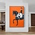 cheap People Paintings-Abstract Horse Painting handmade famous oil painting hand painted Modern Fine Art Abstract Animal Painting Gray Wall Art Palette Knife Artwork painting Animalistic Decor for Living Room decoration