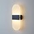 billiga Vägglampor för inomhusbelysning-led vägglampa 2-färgs ljuskälla 10cm 5w nordisk stil ip54 aluminium akryl inomhus vägglampor belysning för sovrum badrum vardagsrum hallar 85-265v