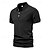 baratos Polo Clássico Masculino-Homens Camisa de golfe pólo de golfe Trabalho Casual Lapela Manga Curta Básico Moderno Tecido Botão Primavera Verão Normal Preto Verde Tropa Azul Marron Cáqui Cinzento Escuro Camisa de golfe
