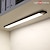 billiga skåpljus-sensor nattlampa 1 pack usb uppladdningsbar magnetisk vägg rörelse garderob ljus under led skåp lampor batteridrivna nattlampor för sovrum garderob trappor