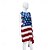 cheap Costumes-250th Anniversary USA Carnival Costume 4th of July Costume USA Flag Funny Adults' Women's Carnival Semiquincentennial Independence Day / the Fourth of July Party Performance Dress Up