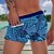 cheap Tropical Plants &amp; Flowers-Men&#039;s Plants Tropical Plants Swimming Trunks Board Shorts Swim Shorts Mid Waist Fashion Hawaiian Designer Surfing Holiday Beach Pocket Drawstring Elastic Waist Designer Clothing Apparel