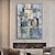 baratos Pinturas Abstratas-Pinturas a óleo artesanais em tela, arte de parede, decoração abstrata moderna para decoração de casa, pintura sem moldura enrolada