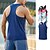 preiswerte Lauf-T-Shirts &amp; Tanktops-Herren Fitness Tank Top Tank Top Running Sport Top Tank Top Sport Ärmellos Weste / Fahrradweste Casual Athlässigkeit Atmungsaktiv Schnelltrocknend Weich Fitnesstraining Laufen Gehen Sportbekleidung
