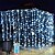 billige Soldrevet-elegant bryllupsmottak fest utendørs solcelle LED-lys, usb-ladegardin eventyrlys 3*3m, juleistapper-lys fossefallslampe bryllupsrom krans hage utendørs dekor