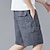 billige Klassisk-Herre Shorts med lommer Shorts Trekking-shorts Elastisk Talje Multi lomme Vanlig Påførelig Korte udendørs Daglig Campering &amp; Vandring Mode Klassisk Sort militærgrøn