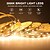 abordables Bandes lumineuses à brancher-Ensemble de bandes lumineuses LED 32,8 pieds, lumière chaude à intensité variable, lumière blanche, bleu glace, jaune, lumière rouge, bande lumineuse LED très brillante, 120 LED/m, SMD 2835, convient