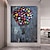 billige Oliemalerier-banksy ballon oliemaleri håndmalet lærred ballon maleri banksy kunst olie maleri væg kunst lærred design luft ballon graffiti banksy maleri