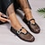 economico Slip-ons e mocassini da donna-slip-on da donna punta tonda piatta scarpe con cinturino con fibbia in rete scavate scarpe comode e leggere nero bianco rosa