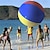 abordables Jouets de Plage et de Plein Air-Boule géante de couleur arc-en-ciel, idéale pour les fêtes à la plage et à la piscine.