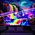 billiga Blacklight tapestries-blacklight gobeläng uv reaktiv glöd i mörkret glöd party neon fantasi vattenfall regnbåge psykedelisk trippy dimmigt hängande gobeläng väggkonst väggmålning för vardagsrum sovrum