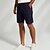 abordables Shorts élite pour hommes-Homme Dress Pants works Fermeture éclair Avec Poches Couleur Unie Respirant Longueur Genou Formel Mariage Soirée Chic &amp; Moderne Formel Blanche bleu marine Micro-Élastique