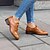 billige Oxfords til kvinner-brune brogue oxford-sko i imitert skinn for kvinner - leiligheter i vintagestil med snøring og vingespissdetaljer for uformelt eller formell bruk