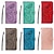 billige Samsung-etui-telefon Etui Til Samsung Galaxy S25 S24 S23 S23 FE S22 S21 Ultra Plus A55 5G A35 5G A25 A15 Bagcover Med stativ Magnetisk med håndledsstrop Sommerfugl Kontor / Business TPU PU Læder