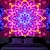 voordelige Blacklight wandtapijten-mandala bohemian blacklight wandtapijt uv-reactief gloeiend in het donker trippy zen meditatie mistige natuur hangend wandtapijt muurschildering voor woonkamer slaapkamer