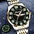 abordables Montres à quartz-Nouvelle montre d'affaires pour hommes avec cadran large en acier inoxydable calendrier lumineux affichage de la semaine montre à quartz de luxe simple polyvalente montre sportive pour hommes à la