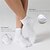 preiswerte Herrensocken-Herren 6 Stück Mehrfachpackungen Socken Laufsport Socken Freizeitsocken Schwarz Weiß Farbe Farbblock Sport &amp; Natur Täglich Urlaub Grundlegend Mittel Frühling Herbst Modisch Brautkleider schlicht