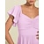 abordables robe décontractée-Robe longue d&#039;invité de mariage en mousseline de soie pour femmes, élégante, bleue, plissée, col en v, manches courtes, ligne a, robe de soirée formelle