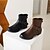 cheap Ankle Boots-Men&#039;s Boots Chelsea Boots Walking Casual Daily Party &amp; Evening PU Warm Booties / Ankle Boots Loafer Black Brown Fall Winter