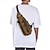 abordables Bolsos cruzados-Hombre Bolso bandolera Bolsa de hombro Bolsa Bandolera Poliéster Exterior Diario Festivos Cremallera Impresión Gran Capacidad Ligero Transporte múltiple Timón Velero Ocre Amarillo Azul Oscuro