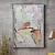 baratos Pinturas Abstratas-Pintura a óleo artesanal em tela, arte de parede, decoração abstrata moderna para decoração de casa, pintura sem moldura enrolada