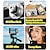 abordables Caméras, appareils photo et vidéo-Appareil photo numérique compact à zoom optique 4K avec double écran