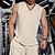 preiswerte Oberteile-Herren T-Shirt Weste für Wanderer Ärmellos V Ausschnitt Muskelshirt Ärmelloses Hemd Tanktop Außen Schnelltrocknend Weich Schweißableitend Polyester Schwarz Grün Aprikose Klettern Camping / Wandern