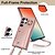 cheap Samsung Cases-Phone Case For S24 S23 S22 S21 Ultra Plus S21 FE A54 S25 Ultra Wallet Case Zipper with Lanyard with Wrist Strap Retro TPU PU Leather