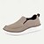 economico Slip-ons e mocassini da uomo-mocassini slip-on casual in tela da uomo: scarpe da passeggio leggere e traspiranti
