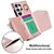 cheap Samsung Cases-Phone Case For S24 S23 S22 S21 Ultra Plus S21 FE A54 S25 Ultra Wallet Case Zipper with Lanyard with Wrist Strap Retro TPU PU Leather