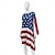 cheap Costumes-250th Anniversary USA Carnival Costume 4th of July Costume USA Flag Funny Adults' Women's Carnival Semiquincentennial Independence Day / the Fourth of July Party Performance Dress Up
