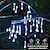 ieftine Lumini cu coarde solare-10m Fâșii de Iluminat 100 LED-uri Alb Cald Alb Multicolor Lumini creative Solar Exterior Rezistent la apă Λειτουργεί με Ηλιακή Ενέργεια
