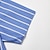 tanie męskie koszule casual-Męskie Koszula Niebieski Krótki rękaw Prążki Pionowe paski Wieczorne Na zewnątrz Casual Guzik Odzież Urlop Codzienny