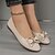 preiswerte Damenhausschuhe und -halbschuhe-Damen Slipper elegante Flats weiche Sohle leichte Wanderschuhe flache Öffnung Loafer schwarz weiß beige