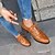 billige Oxfords til kvinner-brune brogue oxford-sko i imitert skinn for kvinner - leiligheter i vintagestil med snøring og vingespissdetaljer for uformelt eller formell bruk