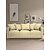 preiswerte Sofabezug-100% Baumwolle Bezug 3-Sitzer Sofa Bezug einfarbig Abdeckung