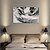 baratos Pinturas de Paisagens-pintura a óleo artesanal lona arte de parede decoração moderna simples textura abstrata preto branco para sala de estar decoração de casa rolou pintura sem moldura não esticada