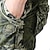 abordables Classique-Homme Shorts cargo Short camouflage Shorts de Randonnée Multi-poches Camouflage Longueur Genou Quotidien ancien Streetwear Vert Véronèse Bleu