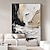 voordelige Olieverfschilderijen-olieverfschilderij met de hand geschilderd zwart en wit 3D-textuur abstract schilderij groot minimalistisch abstract schilderij muurkunst oranje textuur schilderij zwart en wit minimalistisch