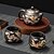 cheap Drinkware-Color-Changing Teapot Set Dragon &amp; Phoenix Zisha Chinese Loong Gift - Heat Sensitive Kung Fu Tea Set with Teapot and Cups, Business Gift