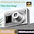 abordables Caméras, appareils photo et vidéo-Appareil photo numérique compact à zoom optique 4K avec double écran
