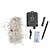billige Soldrevet-elegant bryllupsmottak fest utendørs solcelle LED-lys, usb-ladegardin eventyrlys 3*3m, juleistapper-lys fossefallslampe bryllupsrom krans hage utendørs dekor