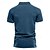 baratos Polo Clássico Masculino-Homens Camisa de golfe pólo de golfe Trabalho Casual Lapela Manga Curta Básico Moderno Tecido Botão Primavera Verão Normal Preto Verde Tropa Azul Marron Cáqui Cinzento Escuro Camisa de golfe